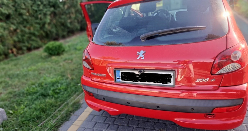 Peugeot 206 cena 8500 przebieg: 106000, rok produkcji 2009 z Warta małe 92